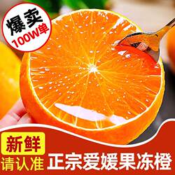 四川爱媛果冻橙新鲜橙子5斤水果当季整箱38号青见橘子官方旗舰店