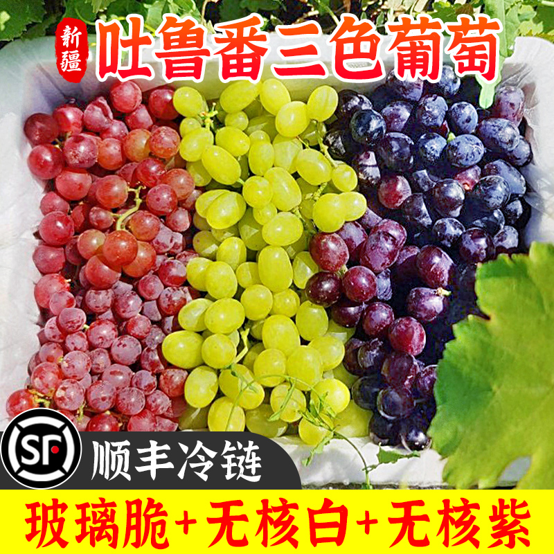 新疆吐鲁番三色葡萄三重口感