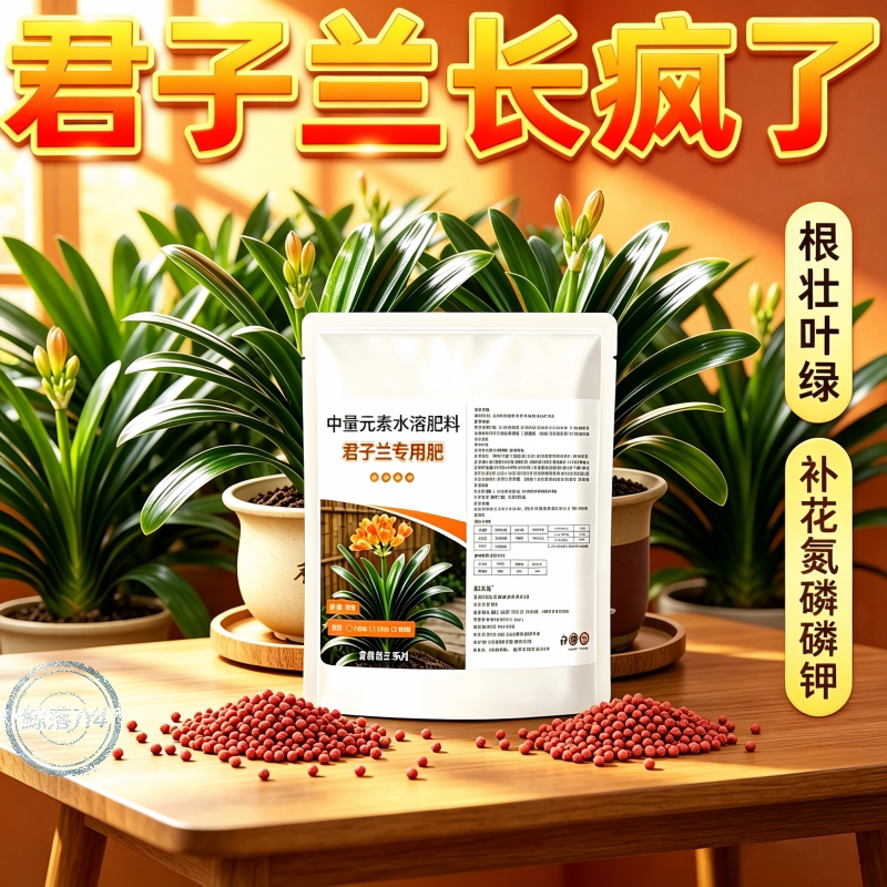 君子兰养花通用有机肥颗粒促花