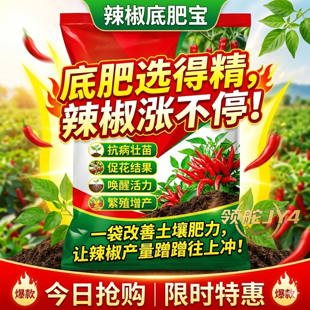 巴宝辣椒底肥宝速吸增产改土