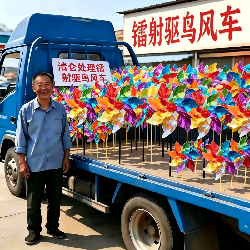 反光彩色闪光风车赶鸟防鸟
