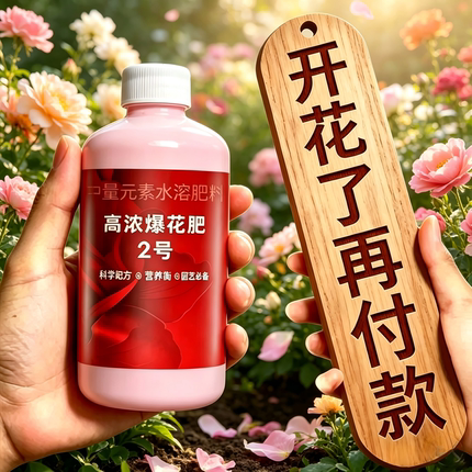 拍一发五】高浓爆花肥2号爆花促花养花高磷高钾开花种花春节礼盒