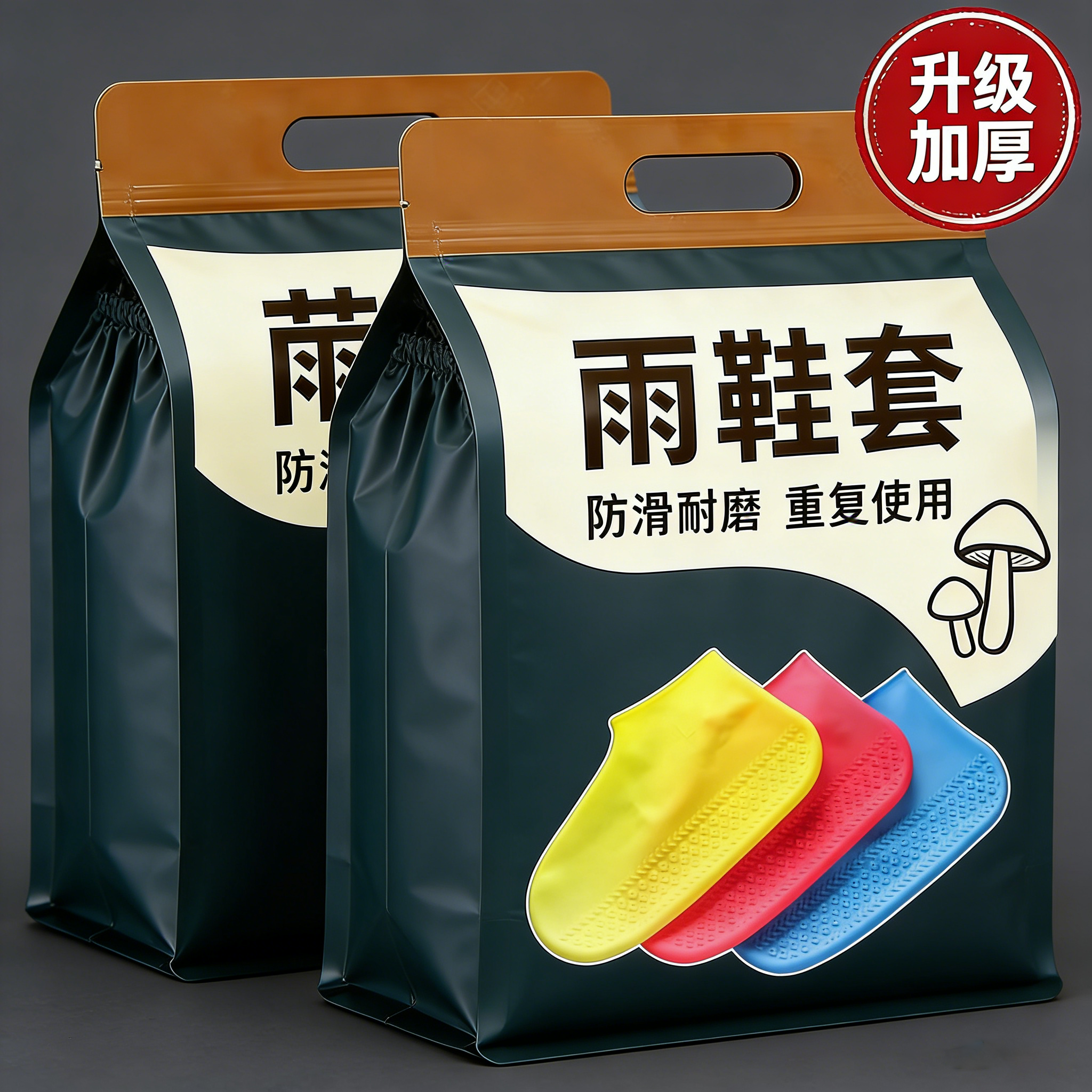 超高性价比耐磨防水乳胶鞋套