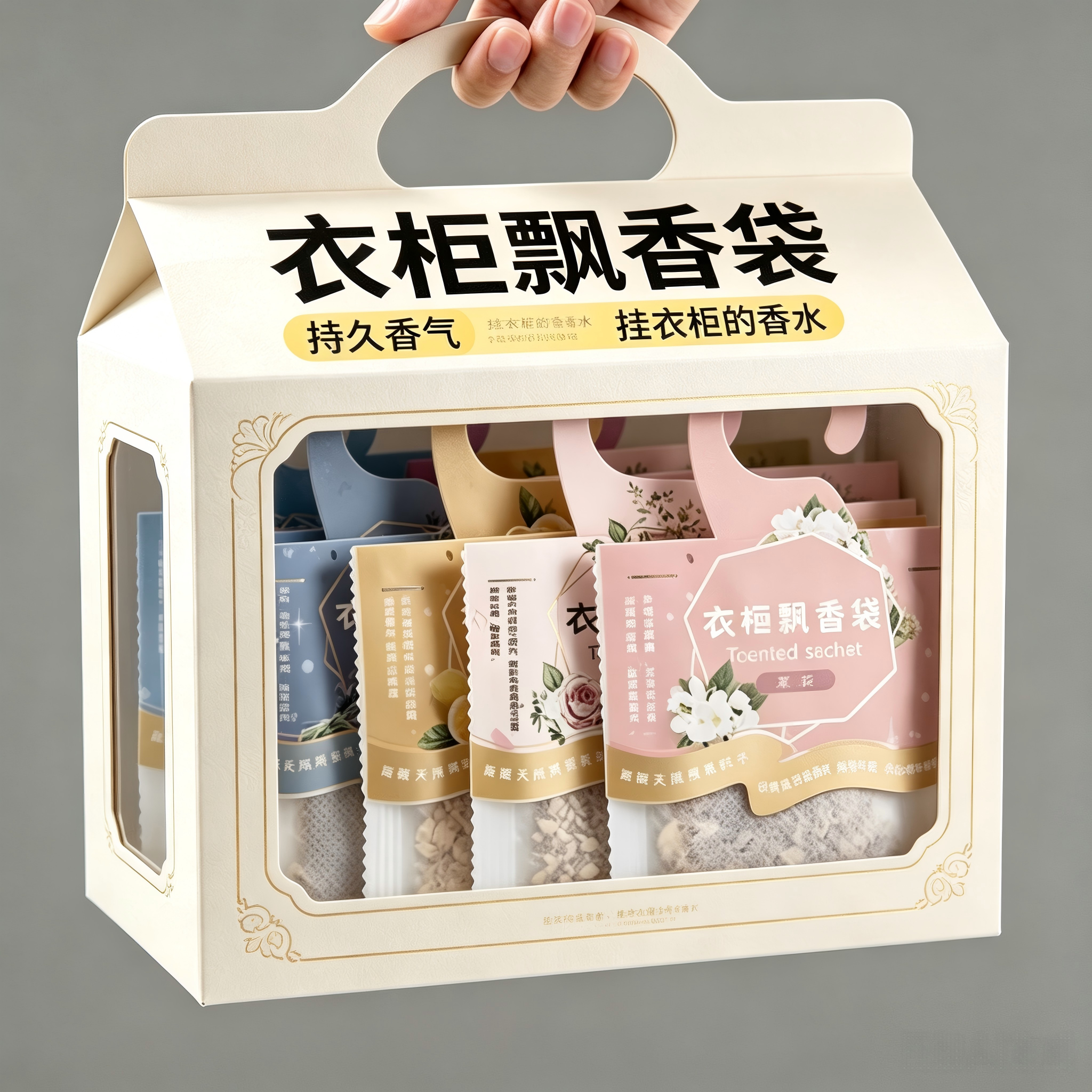 汽车衣柜除味薰衣草香囊