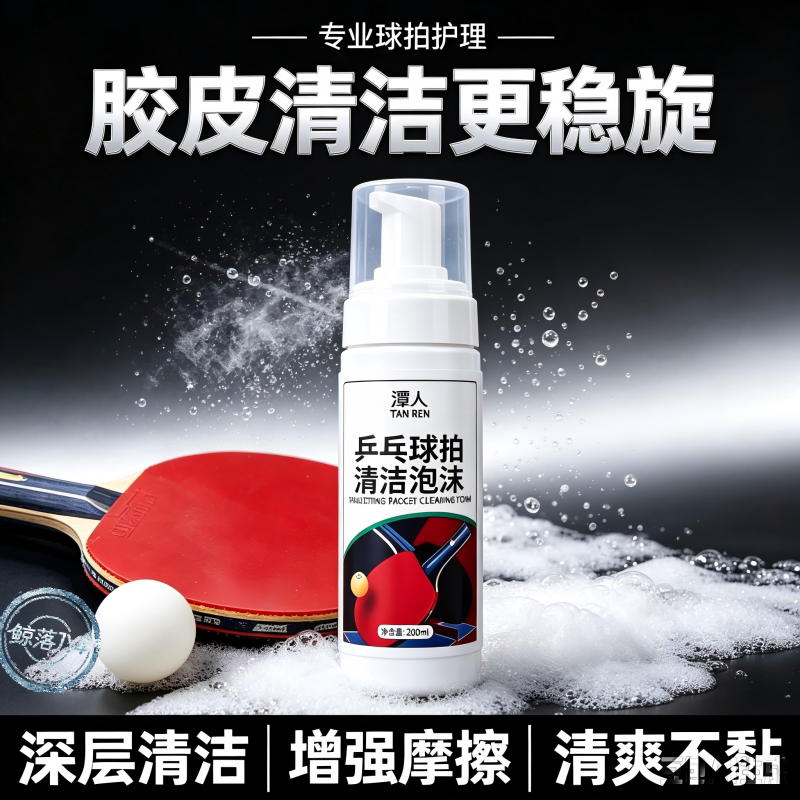 乒乓球拍胶皮清洁增粘护理套装