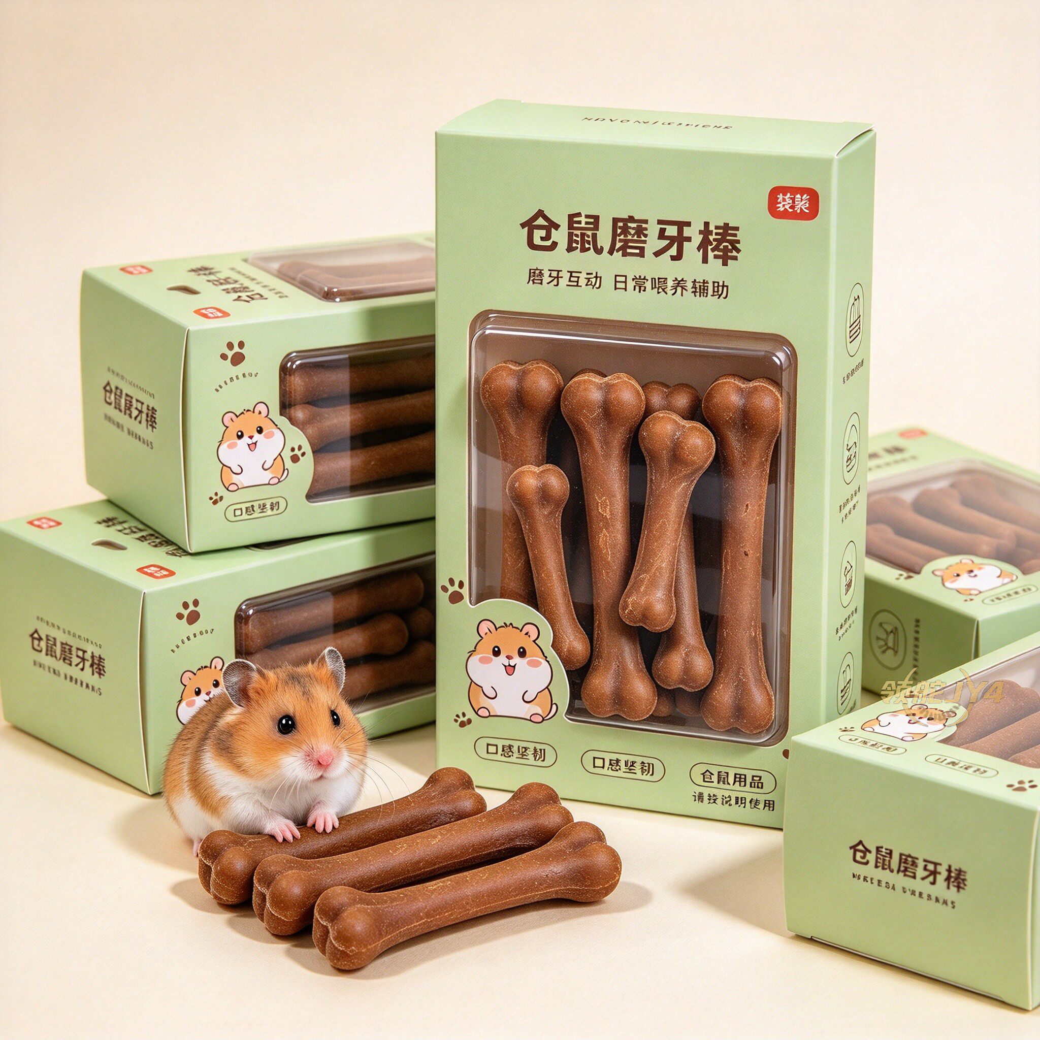 金丝熊磨牙棒营养条肉泥零食
