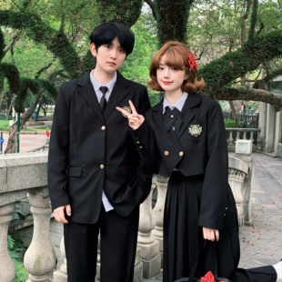 秋季 初中生英伦西装 运动会合唱演出校服 学院风高中生班服套装 韩版