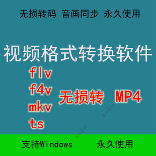 f4v 为mp4工具win版 mkv 视频无损转换mp4软件无损封装 ts格式 flv