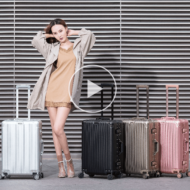 明星同款ins拉杆箱21登机箱铝框26旅行箱男女密码旅行30寸行李箱