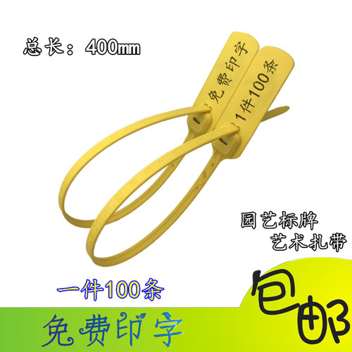 400mm一次性塑料封条加粗加厚