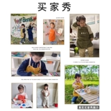 Японский детский фартук для рисования, хлопковый нагрудник, милые подтяжки для детского сада подходит для мужчин и женщин, делается под заказ, с печатью вашего логотипа