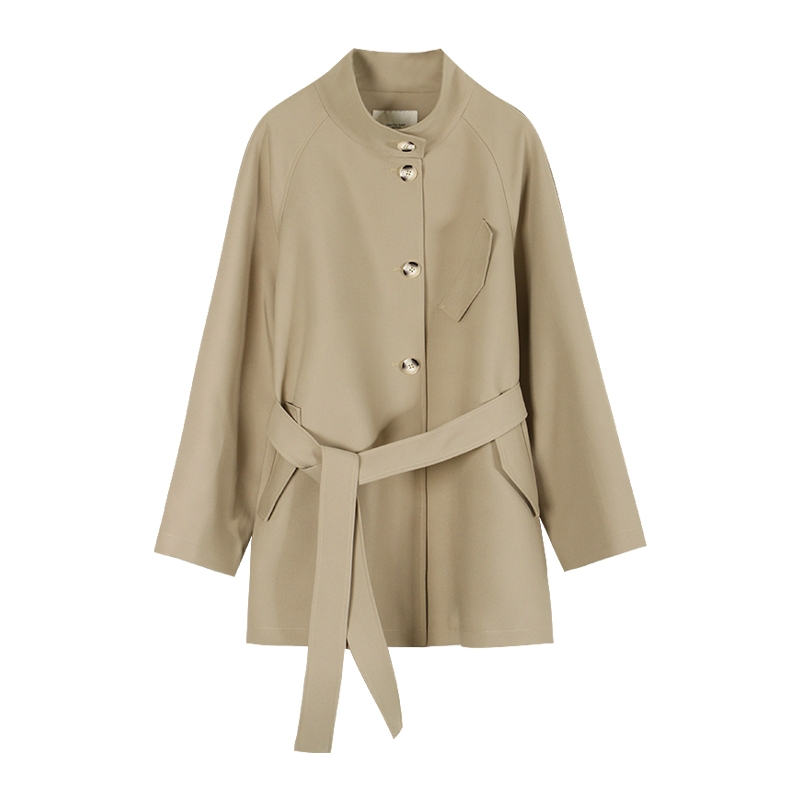 立领休闲风衣外套-QT