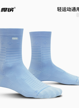 hnk悍将轻运动系列时尚休闲健身袜男女同款休闲运动袜透气速干袜