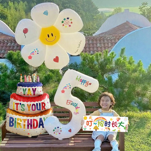 饰彩色无毒无味加厚男孩女孩 儿童生日周岁气球拍照道具布置场景装