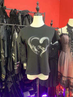 Museum暗黑风蛇印花短袖 T恤 Pain 痛苦x博物馆