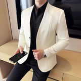 新中式无领西服韩版修身时尚西装外套DX45-P148，商品下架区，星座1606-1