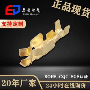磷銅材質接線端子DJD029恩普廠家現貨 JEP燈座連接器線束對接端頭