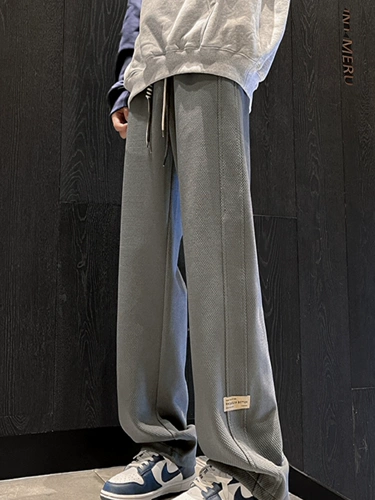 Весенние летние штаны для школьников, трендовые джинсы с начесом, повседневные брюки, оверсайз