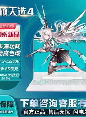 华硕天选4高性能满血游戏本笔记本电脑RTX4060显卡学生商务电竞本