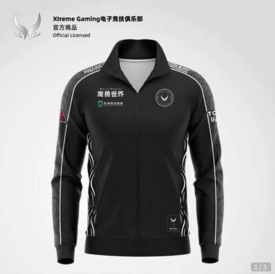 Xtreme Gaming战队XG队服外套电竞比赛服Ame同款DOTA2定制