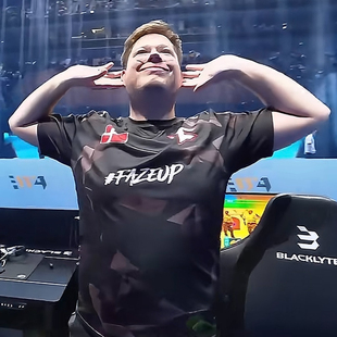 2024上海major赛faze战队Karrigan定制短袖 csgo赛服frozen同款