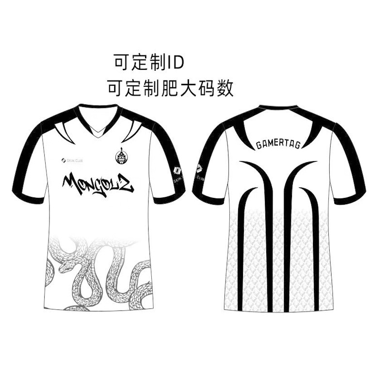 The Mongolz战队服蒙古队服短袖csgo可定制ID衣服major海蛇队服