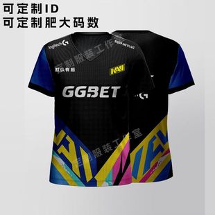NAVI队服2024CSGO战队CS2赛事点子哥s1mple同款major电竞短袖t恤