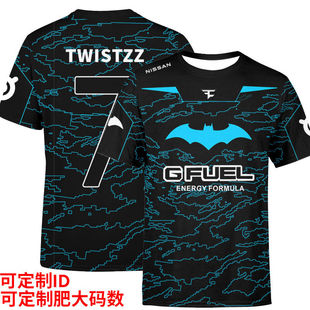 FAZE CLAN队服CSGO可定制ID电竞服major2022北京IEM衣服niko短袖