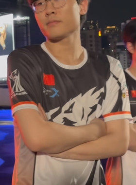 17战队队服Lilghost短袖体恤Sujiu同款PGC2024T恤队服同款定制