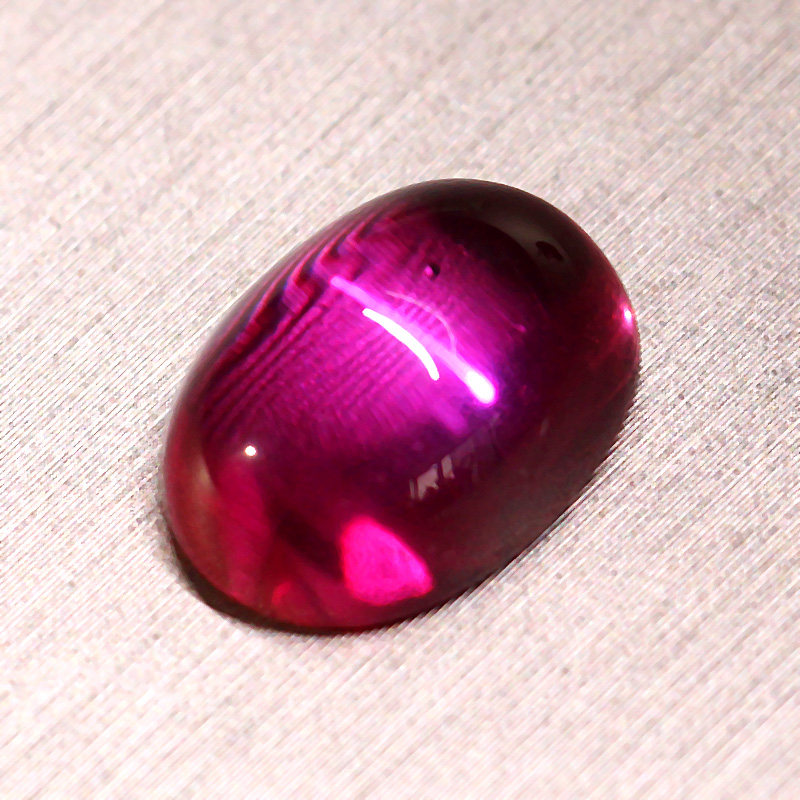 椭圆形素面光面红碧玺裸石玫瑰红色宝石彩宝珠宝饰品戒指戒面镶嵌