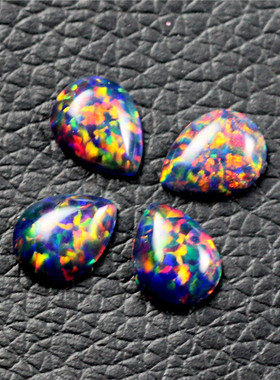 水滴形平底裸石戒面