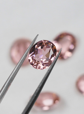 蛋形摩根石戒指项链坠轻奢小众