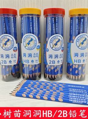小树苗洞洞铅笔矫正握姿2B/HB