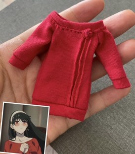 露背针织毛衣景品手办 便装 12娃衣SEGA间谍过家家约尔黄昏长袖