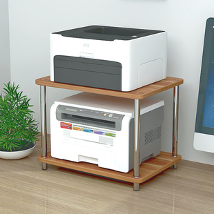 打印机置物架增高支架桌面桌下收纳架支撑架托架底座两层双层架子