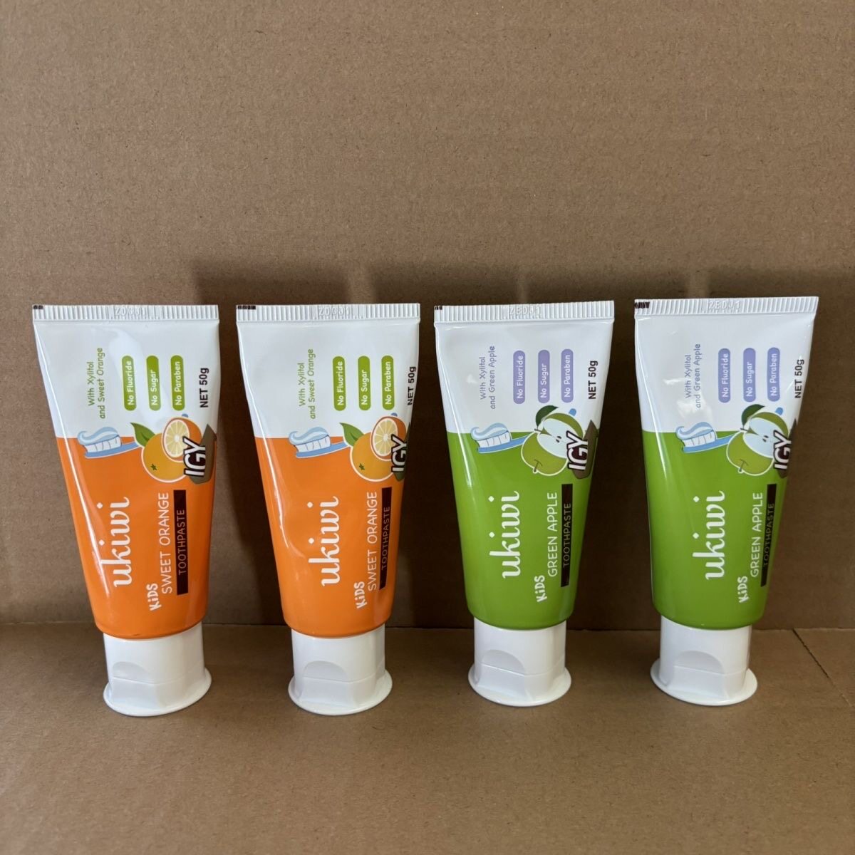 新西兰进口纽西小精灵儿童牙膏2牙膏