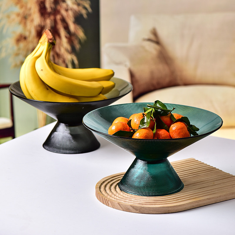 高颜值过年用水果盘家用客厅茶几待客盘子玻璃果盘高脚零食干果盆,餐饮具,果盆/果盘/果篮,淘宝优惠券,粉丝福利购,淘宝优惠卷