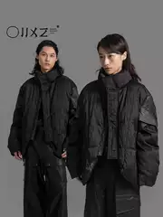 Illusionist Original Design Winter New Short Thickened White Duck down Jacket Men's Loose Coat Puffer Jacket Women's