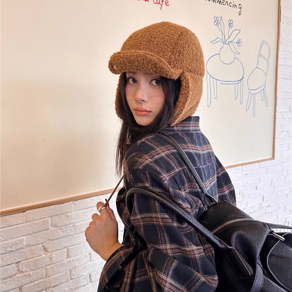 保暖雷锋帽韩版日系百搭