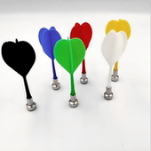 大磁头电镀光亮超强磁力磁性飞镖85mm 六色6.7g