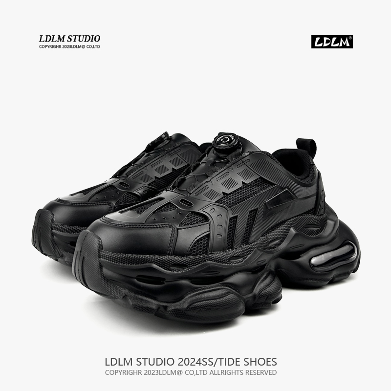 7CM厚底增高气垫男女透气老爹鞋