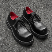 德比鞋 男黑色高级感增高厚底众英伦风男士 小皮鞋 两点浪漫2026新款