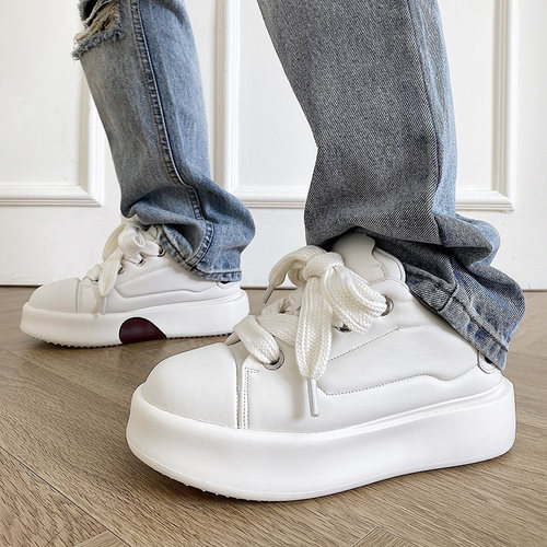 【明星同款】爱心板鞋厚底小白鞋