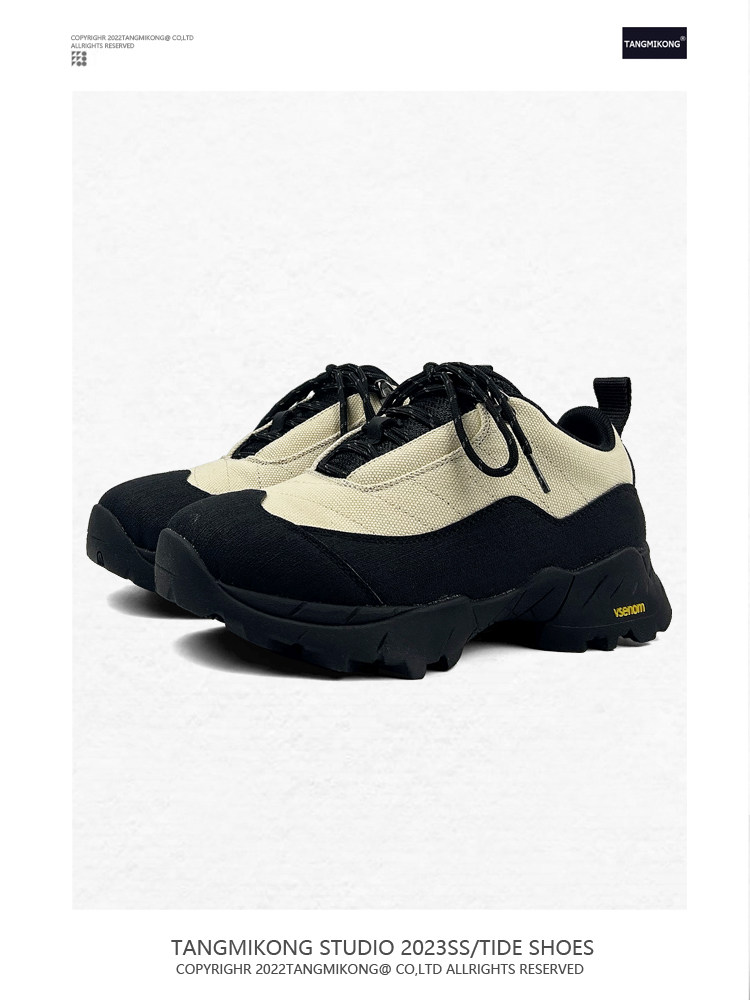 신발 남성 트렌디 신발 틈새 고급 야외 하이킹 신발 남성 및 여성 하이킹 마운틴 커플 캔버스 통기성 트렌디 브랜드 신발