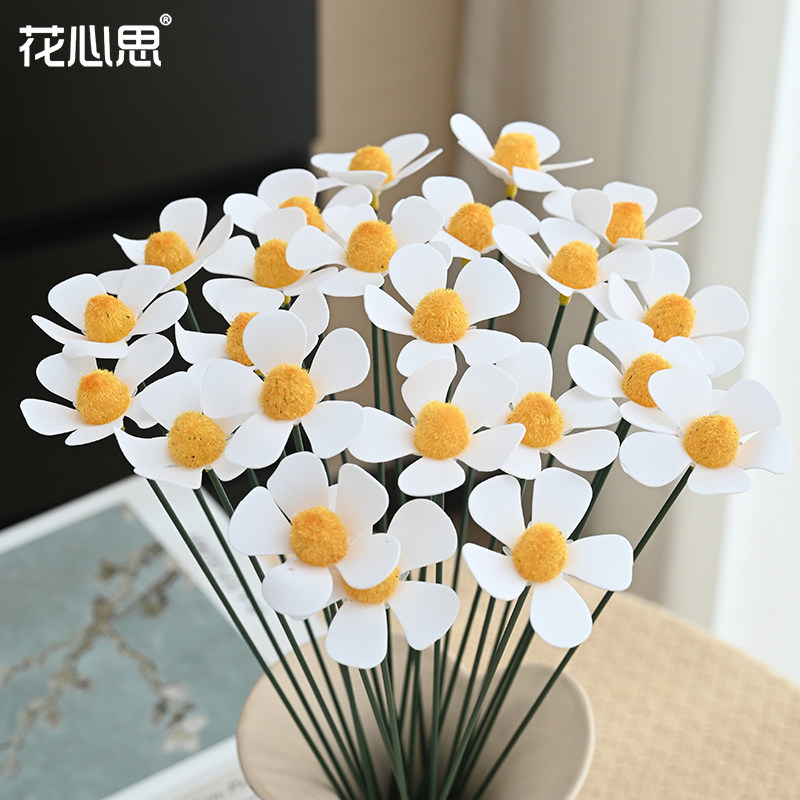 花心思紫罗兰香皂花永生花五瓣干花创意diy插花配饰手工花艺资材