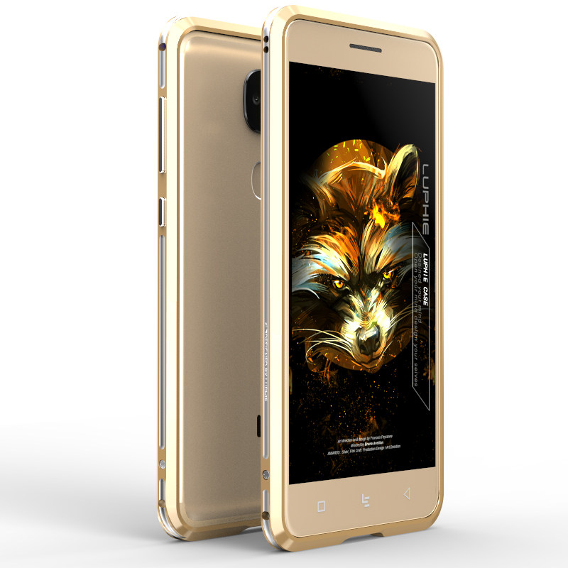 Luphie Bicolor Blade Sword Slim Light Aluminum Bumper Metal Shell Case for LeEco Le Pro 3 AI Edition