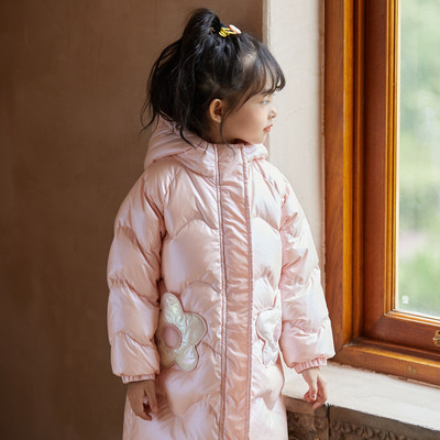 富罗迷儿童羽绒服女童装冬季新款洋气时髦青少年女孩保暖加厚外套