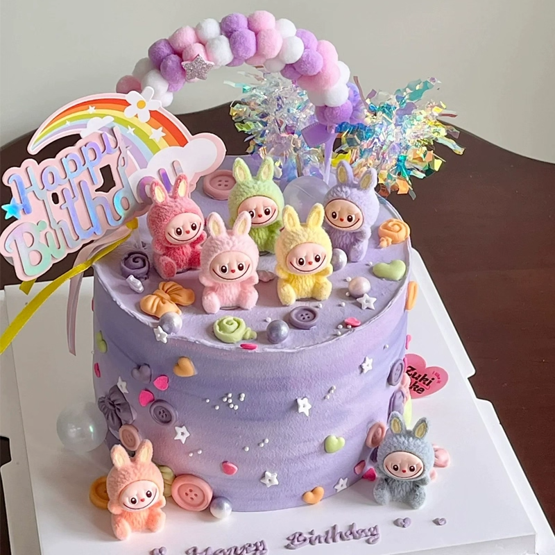 拉布布蛋糕装饰摆件插件labubu儿童生日卡通公仔甜品台烘焙配件,节庆用品/礼品,节日装扮用品,淘宝优惠券,粉丝福利购,淘宝优惠卷