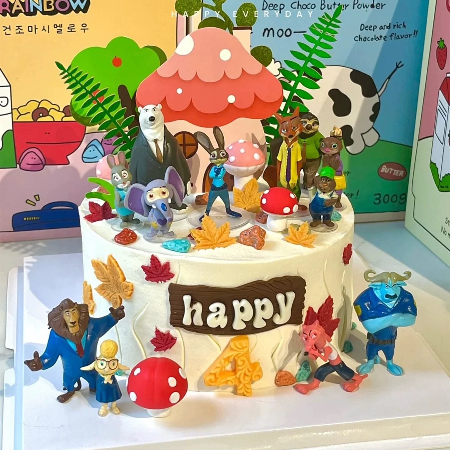 疯狂动物城蛋糕装饰摆件插牌尼克朱迪兔子警官狐兔生日烘焙插件,节庆用品/礼品,节日装扮用品,淘宝优惠券,粉丝福利购,淘宝优惠卷