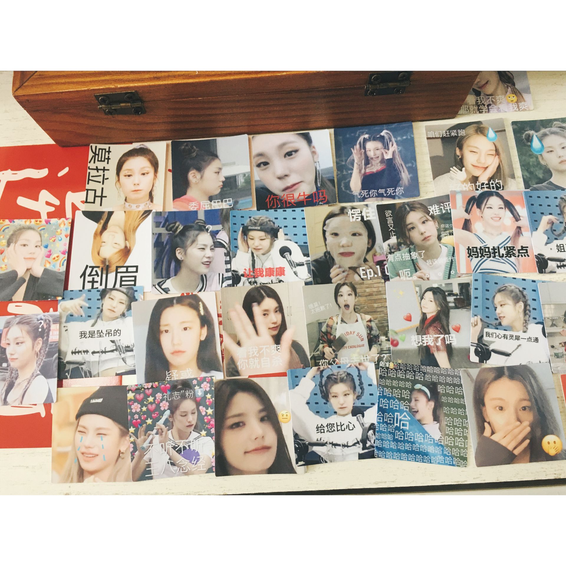 黄礼志表情包贴纸 韩流女团itzy周边日记本相册手帐文具装饰贴画